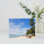 White Beach, Boracay Postcard Postkarte (Stehend Vorderseite)