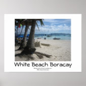 White Beach Boracay Poster (Vorne)