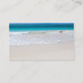 White Beach Hochzeitskarte Begleitkarte (Rückseite)