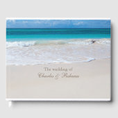 White Beach Wedding Gästebuch (Vorderseite)