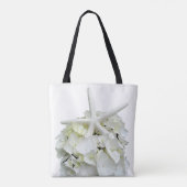 White Beach Wedfish Hydrangea Herzlich Willkommen Tasche (Rückseite)