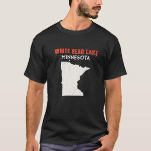 White Bear Lake Minnesota USA Staat Amerika Reisen T-Shirt