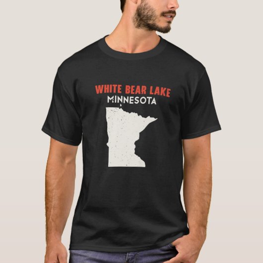 White Bear Lake Minnesota USA Staat Amerika Reisen T-Shirt (Vorderseite)