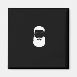 White Beard Magnet