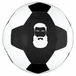 White Beard Soccer Ball