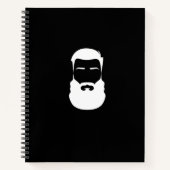 White Beard Spiral Notebook Notizblock (Vorderseite)