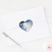 White Beauty Unicorn Heart Sticker (Umschlag)