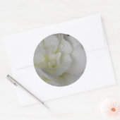 White Begonia Wedding Sticker (Umschlag)