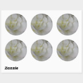 White Begonia Wedding Sticker (Blatt)