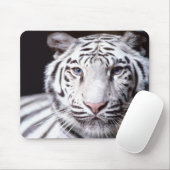 White Bengalisch Tiger Fotografy Mousepad (Mit Mouse)