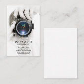 White Beruflich Fotograf Visitenkarte (Vorne/Hinten)