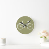 white bicycle runde wanduhr (Zuhause)