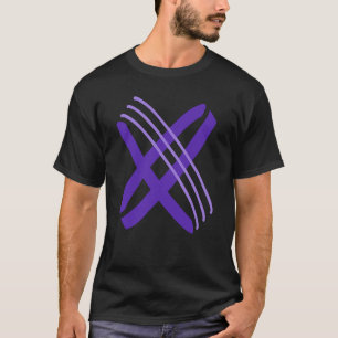 White Big Letter X Alphabet X Hauptstadt Initial S T-Shirt
