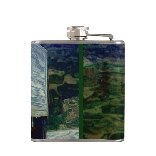 White Big Rig LKWs LKWs Flachmann (Rückseite)