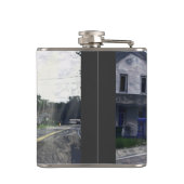 White Big Rig LKWs LKWs Flachmann (Rückseite)