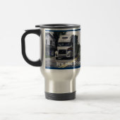 WHITE BIG RIG TRUCKER'S REISE MUG REISEBECHER (Links)