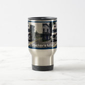WHITE BIG RIG TRUCKER'S REISE MUG REISEBECHER (Mittel)