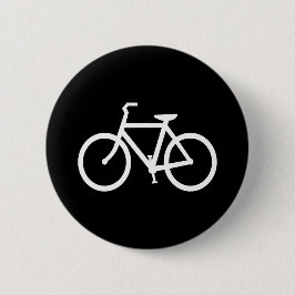 White Bike Route Button