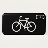 White Bike Route Case-Mate iPhone Hülle (Rückseite (Horizontal))