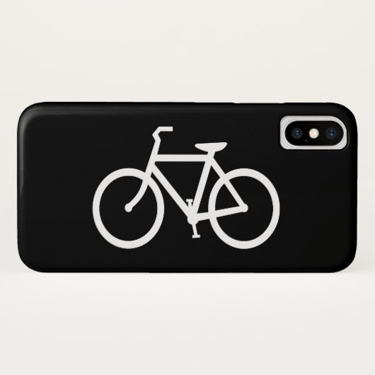 White Bike Route Case-Mate iPhone Hülle (Rückseite (Horizontal))