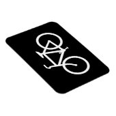 White Bike Route Magnet (Rechte Seite)