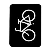 White Bike Route Magnet (Vertikal)