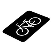 White Bike Route Magnet (Linke Seite)