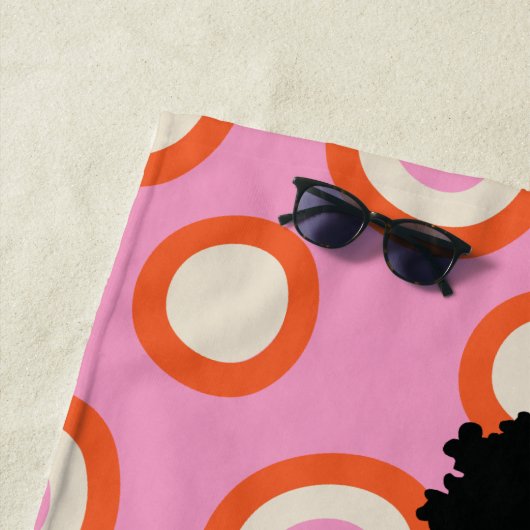 White Bikini Beach Handtuch (Beispiel)