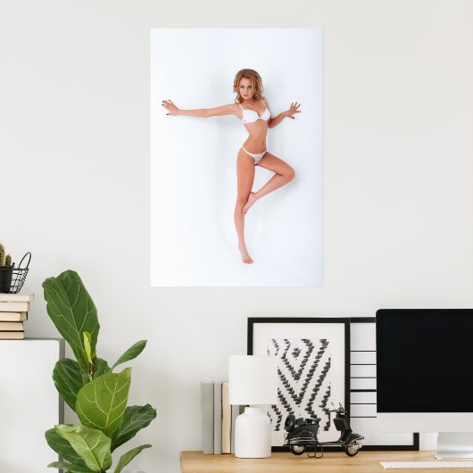 White Bikini Poster (Heimbüro)