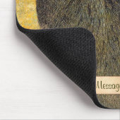 White Birch and Horned Owl Katsuda Yukio bird art Mousepad (Ecke)