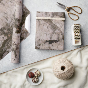 White Birch Bark Geschenkpapier