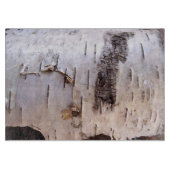 White Birch Tree Bark Fotografy Schneidebrett (Vorderseite)