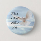 White Bird Button (Vorderseite)