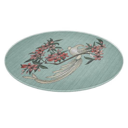 White Bird - Kirry Blossoms Charcuterboard Schneidebrett (Ecke)