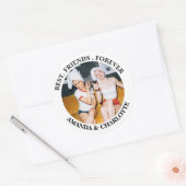 White & Black Best Friends Forever Sticker (Umschlag)