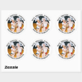 White & Black Best Friends Forever Sticker (Blatt)