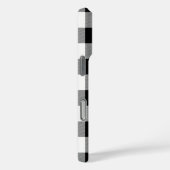 White Black Buffalo Kariert Case-Mate iPhone Hülle (Rückseite / Rechts)