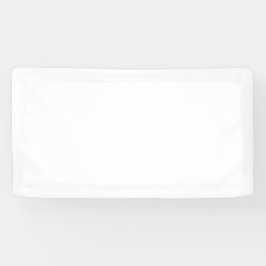 White Black Classic Minimalist Event Welcome Banner