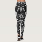 White Black classic "Ratti_Creative_Arts" Leggin L Leggings (Rückseite)
