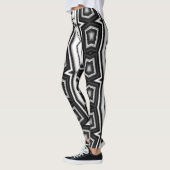 White Black classic "Ratti_Creative_Arts" Leggin L Leggings (Links)