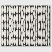White black dot pattern. shibori circle seamless.  geschenkpapier (Flach)