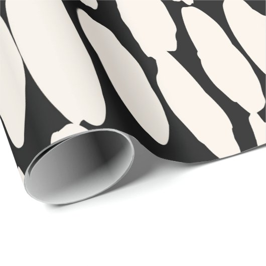 White black dot pattern. shibori circle seamless.  geschenkpapier (Rolleneckpunkt)