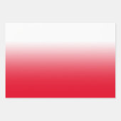 White Black Royal Lila und Red Ombre Mix Geschenkpapier Set (Vorderseite)