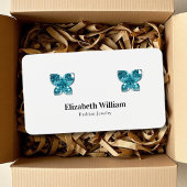 White Black Simple Elegant Earring Display Card