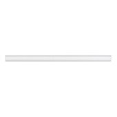 White Black Trim Preppy Sports School Timeless Ripsband (Vorderseite)