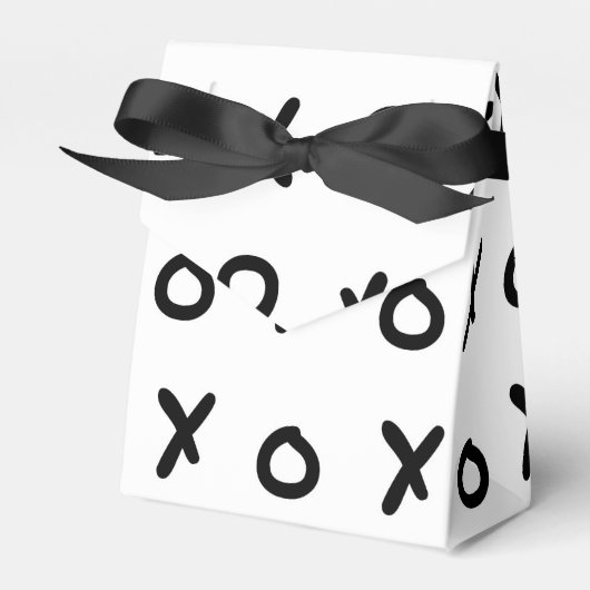 White & Black X O XO X&O's Trendy Niedlich Geschenkschachtel (Vorderseite)