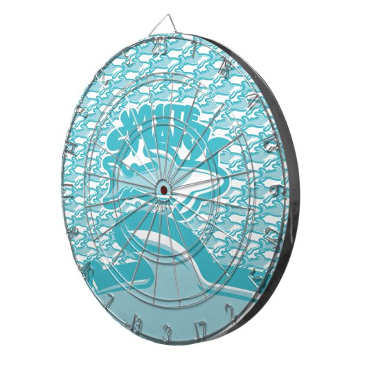 WHITE/ BLANCO TIBURON/SHARK BY MASANSER DARTSCHEIBE (Vorderseite rechts)