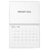 White Blank Calendar Kalender (Feb 2026)