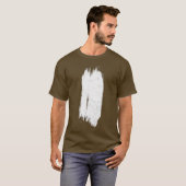 White Blaze Appalachian Trail Minimalistisches Wan T-Shirt (Vorne ganz)