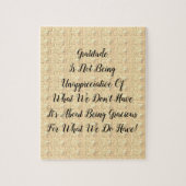 White Blossom Abstrakte Dankbarkeit Puzzle (Vertikal)